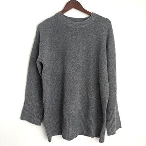 A NEW DAY Womens Medium Charcoal Gray Super Soft Long Sleeve Crewneck Sweater M9